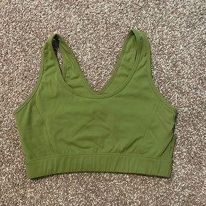 NVGTN olive allure sports bra